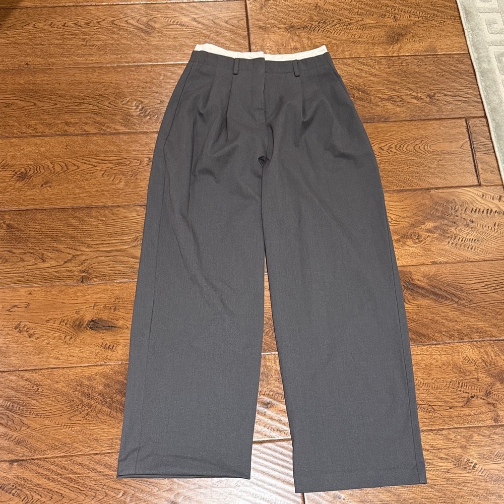 Oak and Fort Women’s Double Waist Band Pants